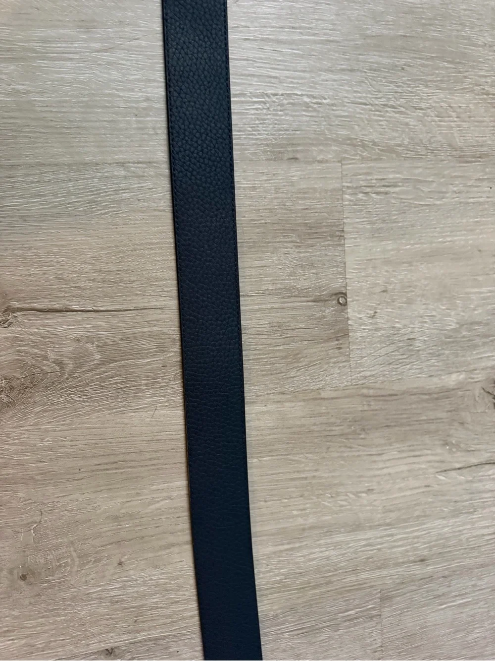Louis Vuitton Navy Reversible Belt with Black LV Buckle 85cm